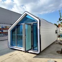 Diseño y Producción Bajo Demanda de Almacenes Móviles con Estructura de Chapa de Aluminio, Casa EPS, Hotel Cápsula Espacial Blanca