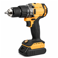 Perceuse-visseuse sans fil 20V sans balais avec mandrin rapide en acier de 13 mm et éclairage LED pour travaux d'installation
