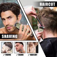 Nouvelle Tondeuse à Cheveux Électrique Professionnelle sans Fil pour Homme, Marque Blanche, Affichage LCD en Plastique Haute Vitesse