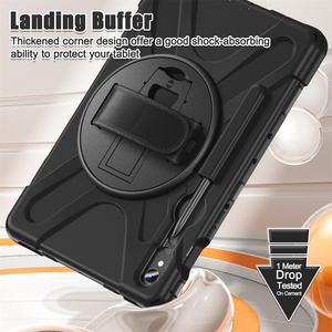 Funda Híbrida NJCASE con Soporte para Lápiz y Correa Cruzada para <span class=keywords><strong>Samsung</strong></span> <span class=keywords><strong>Galaxy</strong></span> <span class=keywords><strong>Tab</strong></span> S10 <span class=keywords><strong>Ultra</strong></span> - Product Image 5