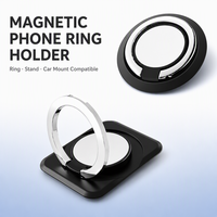 Support magnétique pour téléphone OEM en gros, anneau magnétique ultra-fin de 0,3 cm, rotation à 360° °   Support de téléphone rotatif pour voiture, bureau et voyage