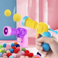 Vente en gros de jouets interactifs pour chat, mini lanceur, jeux de balle en peluche, fournitures pour animaux de compagnie, jouet pour chat, jouet extensible en peluche pour chat