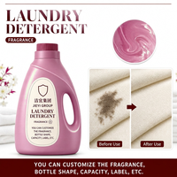Lessive en poudre et liquide OEM Rose Crimosa, capsules de lessive, produits de nettoyage parfumés