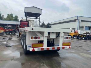 Remorques semi-<span class=keywords><strong>remorque</strong></span> à plateau CIMC de seconde main 20ft 0ft 50ft 0 pieds <span class=keywords><strong>2</strong></span> 3 5 <span class=keywords><strong>essieux</strong></span> utilisés pour l'expédition de remorques à plat de haute qualité - Product Image 6