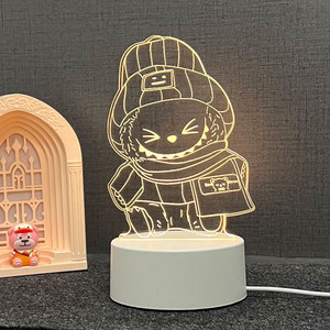 <span class=keywords><strong>Led</strong></span> ánh sáng labubu 16 màu sắc điều khiển từ xa USB 6V cạnh giường ngủ đêm Đèn bầu không khí đầy màu sắc ánh sáng quà tặng cho phòng ngủ - Product Image 4