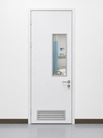 Portes de salle d'opération hospitalière en acier, simples ou doubles, de haute qualité, personnalisées pour les salles d'hôpital spéciales