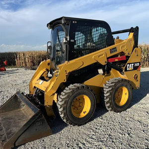 Haute qualité utilisé CAT Skid Steer Loader 2018 modèle 3 tonnes moteur et boîte de vitesses faibles heures de travail en Stock - Product Image 1