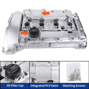 9805712480 Coperchio Valvole Motore in Alluminio per <span class=keywords><strong>Peugeot</strong></span> 2008 408 301 308S <span class=keywords><strong>508</strong></span> 207CC RCZ Citroen C4 C5 C6 DS - Product Image 3