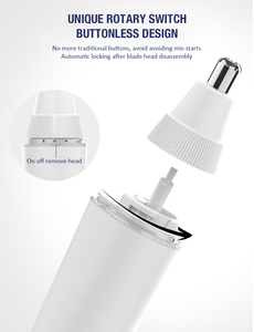Recortador de pelo de nariz eléctrico recortador de pelo de nariz facial recargable para hombres y mujeres - Product Image 2