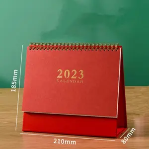 2023 2024 yüksek kaliteli özel yılbaşı takvimi toptan tam renkli masa masa takvimi planlayıcısı