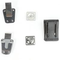 Clip de ceinture universel rotatif en métal à ressort robuste, quad-lock, pour étui de téléphone portable, étui de radio