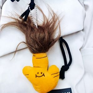 <span class=keywords><strong>Laine</strong></span> frite légume en peluche poupée sac pendentif créatif <span class=keywords><strong>cheveux</strong></span> porte-clés poupée machine jouet figure - Product Image 3