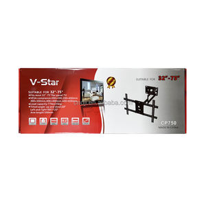 Tam hareket duvar döner devirme Tv duvar montaj Led Lcd düz Panel32 için 75 inç Tv askısı braketi - Product Image 5