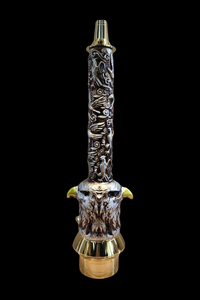 Vente en gros de grandes chichas arabes en résine, achetez un ensemble de narguilé en verre en forme de hibou - Product Image 5