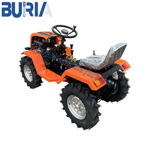 Mini tracteur de jardin 4WD avec moteur diesel 18HP Mini motoculteur de ferme avec composants d'engrenage du moteur central Pompe et boîte de <span class=keywords><strong>vitesses</strong></span> - Product Image 4