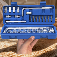 Venta al por mayor 27PCS Herramientas Set Box Mechanic 1/2 Socket Set Kit de herramientas de reparación para coche