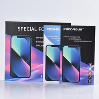 Personnalisation professionnelle boîte d'emballage de Film de protection d'écran de téléphone portable boîte d'emballage de Film de téléphone avec Logo