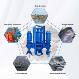 Extremely Simplified Installation <b>Sludge</b> Slurry Water <b>Pump</b> Vertical Desilting Submersible Slurry <b>Pump</b> for Beneficiation Plants - Product Image 6