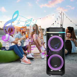 Altavoz Inalámbrico Bluetooth para Exteriores NDR-2807, Doble Woofer de 8 Pulgadas, Alta Potencia, Ideal para Karaoke y Fiestas - Product Image 6