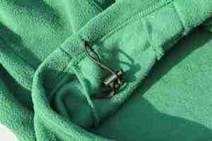 Veste polaire verte personnalisable pour enfants, entièrement zippée, col montant, chaude, pour le printemps, les activités de plein air, la randonnée, le camping, les vêtements de travail, personnalisable - Product Image 6