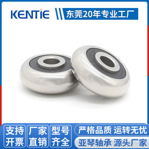 จำหน่ายโดยตรงจากโรงงาน ลูกปืนเม็ดกลมร่องลึก สแตนเลส 304 รุ่น S608RS แหวนรองด้านนอกแบบพิเศษ ไม่ได้มาตรฐาน ขายส่ง - Product Image 3