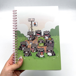 Haute qualité personnalisé kawaii a5 papeterie clair auto-adhésif libération papier haut modèle habiller autocollant <span class=keywords><strong>livre</strong></span> pour porte-cartes en pvc - Product Image 6