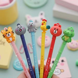 Venta al por Mayor de Adornos de Silicona 3D para Bolígrafos con Dibujos Animados para Niños, Pedidos al por Mayor, Artículos de Oficina y Escolares, Regalos Promocionales, Animales - Product Image 3