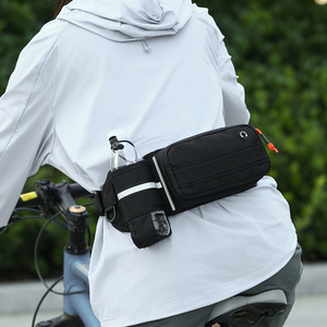 Sac banane unisexe de course et fitness en plein air, étanche, tendance, pour marathon, avec fermeture éclair, en polyester Oxford - Product Image 4