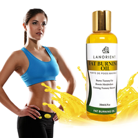 Produit de perte de poids rapide LANORIENT en marque privée, huile de massage pour le corps brûle-graisses naturelle et biologique à la vitamine E et au jojoba