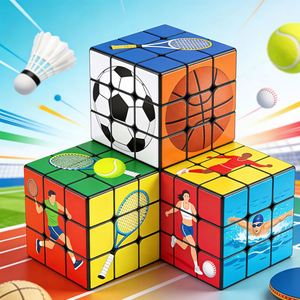 Cube Magique Personnalisé pour Club Sportif – Cube Thème Sportif/Personnage avec Photo Personnalisée – Collection & Souvenir - Product Image 1