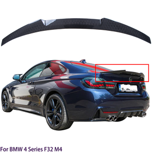 Aileron arrière style M4 en fibre de carbone nid d'abeille pour BMW Série 4 F32 Coupé 2013-2019 - Product Image 1