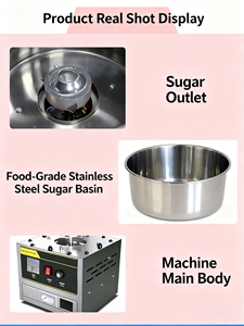 New Tuoxin Điện Di Chuyển Chuyên Nghiệp Đầy Đủ Tự Động <span class=keywords><strong>Marshmallow</strong></span> Kẹo <span class=keywords><strong>Maker</strong></span> 220V/110V Home & Thương Mại Sử Dụng Máy - Product Image 4