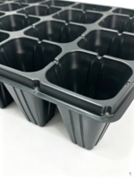 Plateau de semis en plastique Factory32 Cells de 10 cm de profondeur, plateau de propagation de plantes de qualité stable, plateau à plaquettes pour serres et horticulture