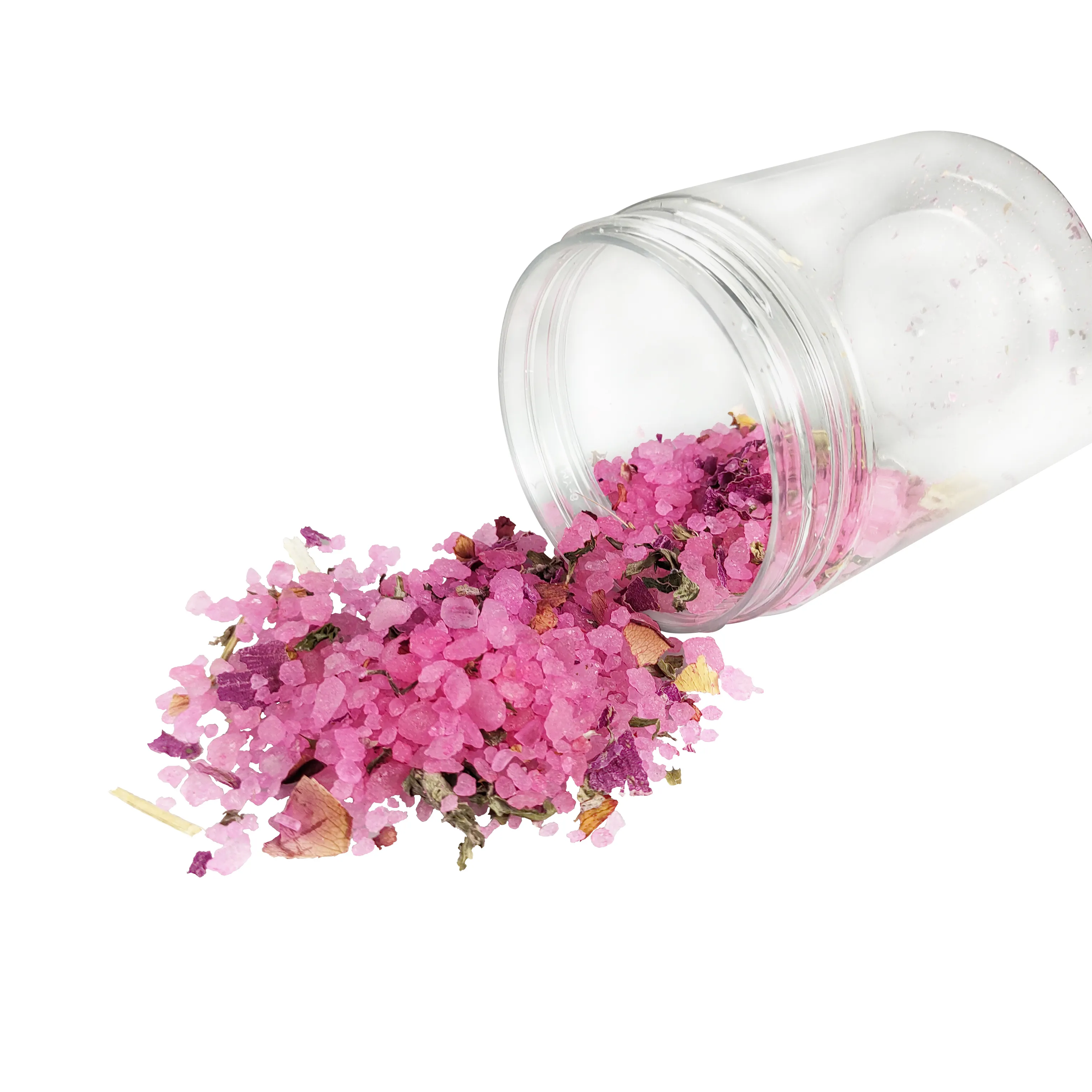 주문을 받아서 만들어진 품목 다채로운 색깔 꽃을 가진 초본 철저한 Vegan 주의자 목욕 소금
