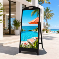 Écran LED extérieur P1.86 P2 P2.5, étanche IP65, lisible en plein soleil, kiosque d'affichage numérique autonome pour menu de restaurant