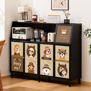 Kitchen <b>sideboard</b>, household cabinet <b>storage</b> rack, multi-functional organizer, multi-layer spice rack, living room <b>storage</b> rack - Product Image 1