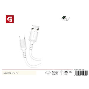 Caricabatterie per cavi PBP-793 tipo C e accessori elettronici
