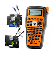 Etiquetadora Portátil E1000PRO, Etiquetas Impermeables para Cableado, Máquina Etiquetadora Industrial Termoencogible con Teclado