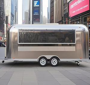 Camion de nourriture mobile/chariot mobile de remorque nourriture de rue avec du CE remorques de restauration certifiées à vendre chariot de nourriture - Product Image 2