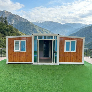 Maison conteneur extensible de 40 pieds, 2, 3, 4 ou 5 chambres, préfabriquée, de luxe, modulaire, en acier, villa moderne et portable à vendre - Product Image 6