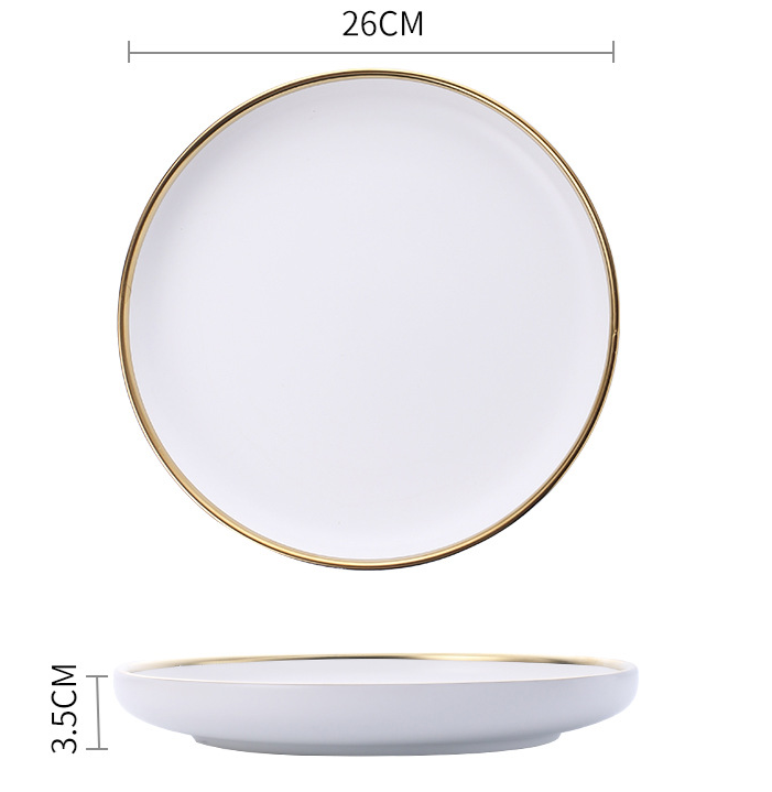 Plateau de 10 pouces (blanc semi-brillant)