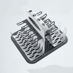 กล่องเก็บขวด NHD-586แบบ NHD กล่องเก็บของทรงกระบอกแบบพลาสติกพร้อมรูระบายน้ำออกจากขวดนมได้ด้วยตัวเองรูปทรงพีระมิดทำจาก PP ปราศจากสาร BPA - Product Image 6