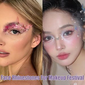 Autocollants Papillons en <span class=keywords><strong>Strass</strong></span> Auto-Adhésifs pour le <span class=keywords><strong>Visage</strong></span>, Accessoires de Rave, Bijoux de Corps et Cheveux, Essentiels pour les Festivals - Product Image 2