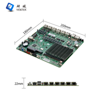 Carte mère industrielle sans ventilateur Intel Celeron J4125 DDR3 VGA intégrée GPIO RS232 COM 6 WGI226V Gigabit LAN Firewall