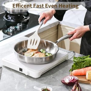 กระทะสแตนเลส 304 ขนาด 20 ซม. พร้อมฝาแก้ว ทนทานสำหรับการทำอาหาร - Product Image 4