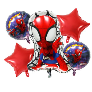 7 pz/set supereroe <span class=keywords><strong>Spiderman</strong></span> palloncino Film in alluminio 32 pollici Baby Shower decorazione bambini festa di compleanno giocattolo - Product Image 6