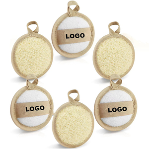 Biểu Tượng Tùy Chỉnh Loofah Miếng Bọt Biển Tự Nhiên Nhẹ Nhàng Tẩy Tế Bào Chết Trên Khuôn Mặt Scrubber Vegan Được Làm Với Tự Nhiên Ai Cập Loofah Tắm Bọt Biển - Product Image 1
