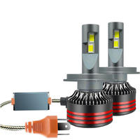 P8M 130W 12000LM H3 H4 H7 9005 9006 Ampoules de Phares LED Super Lumineuses Haute Puissance pour Voitures et Véhicules