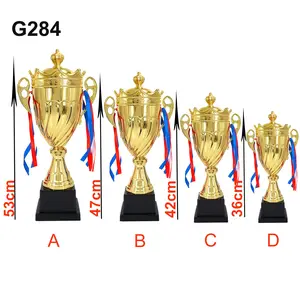 Trophy Cup Zilveren Metalen Trofee Cup Gouden Trofee Custom Voetbal Medaille Trofeo Trofeos De Futbol Metalen