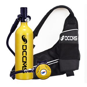 Bouteille de plongée HY Sports Modèle 006 500ML Mini Jaune/Noir en alliage d'aluminium et acier inoxydable Certifiée CE TUV 200 bars Conception Sidemount - Product Image 6